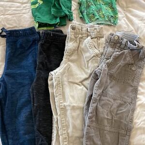 Boys 4T Pants and PJs Lot (7 pcs)